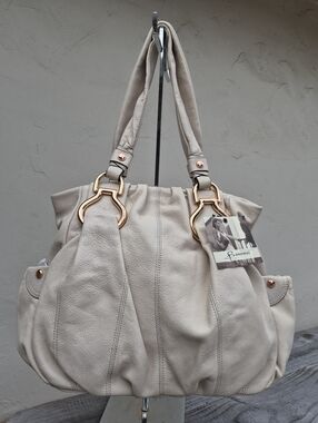 B.Makowsky Vintage Leather Shoulder Bag